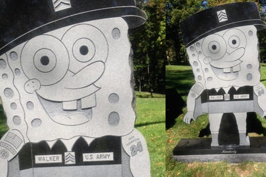 Cincinatti, SpongeBob-Grabstein