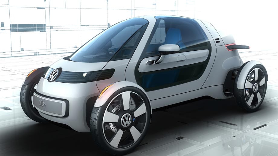 Das futuristische E-Mobil "NILS" hat Volkswagen auf Berufspendler zugeschnitten