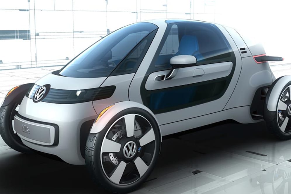 Das futuristische E-Mobil "NILS" hat Volkswagen auf Berufspendler zugeschnitten