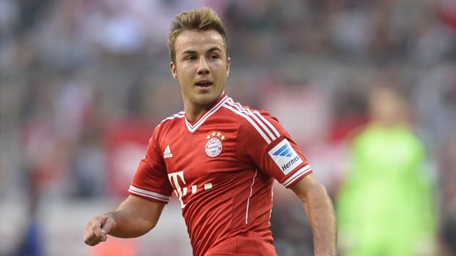 Hier fühlt er sich wohl: Auf dem Fußball-Platz ist Mario Götze ein Bestimmer.