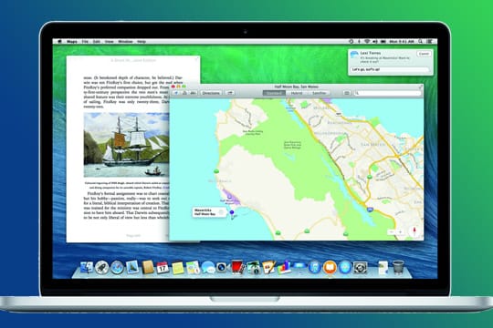Mac OS-X 10.9 Mavericks.