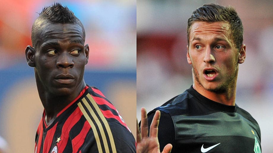Mario Balotelli (li.) und Marko Arnautovic sind für besondere Aktionen bekannt. Mario Balotelli (li.) und Marko Arnautovic sind für besondere Aktionen bekannt.