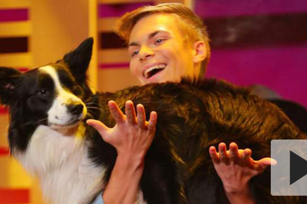Gewinner von "Supertalent" 2013: Lukas und sein Hund Falco