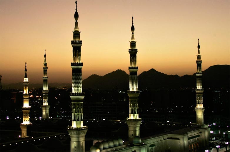 Ein Blick auf Medina.