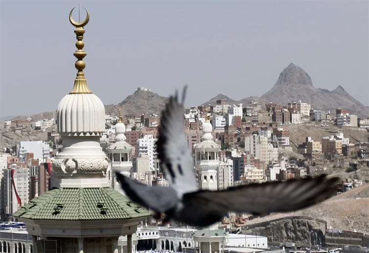 Mekka ist ein weltbekanntes Reiseziel in Saudi-Arabien.