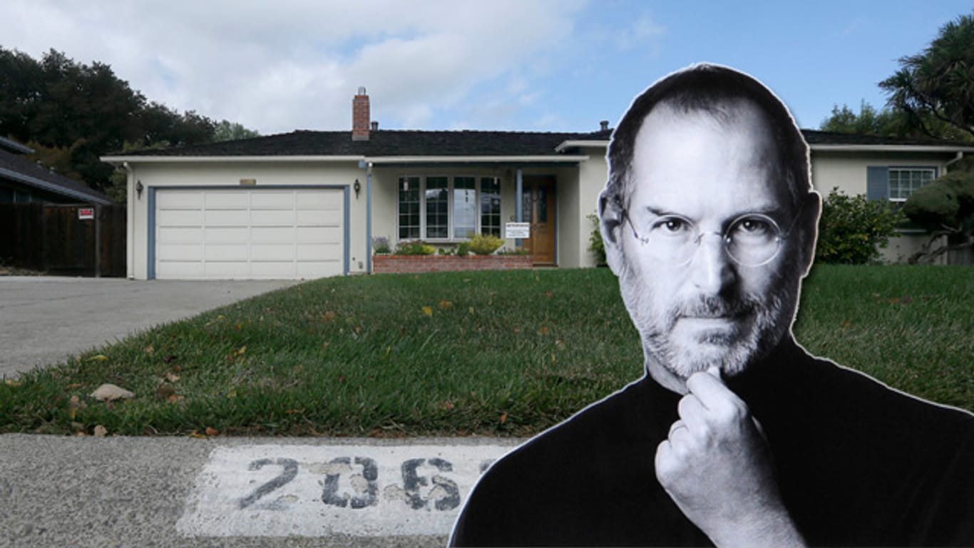 Das Elternhaus des Apple-Gründers Steve Jobs.