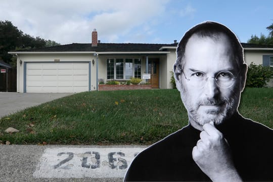 Das Elternhaus des Apple-Gründers Steve Jobs.