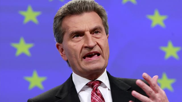 EU-Energiekommissar Günther Oettinger