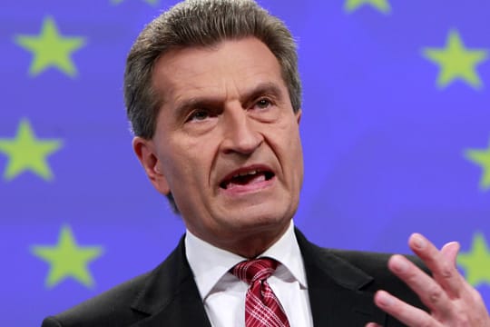 EU-Energiekommissar Günther Oettinger