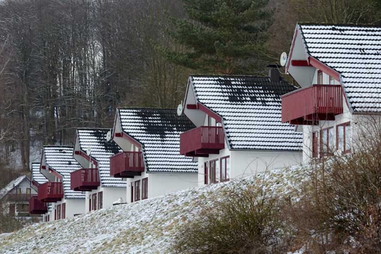 Hotel Seepark in Kirchheim (im Februar 2013): Amazon brachte hier zeitweise seine Leiharbeiter unter, jetzt ist das Hotel insolvent