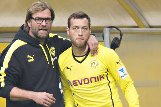 Julian Schieber ist bei Borussia Dortmunds Trainer Jürgen Klopp nur Bankdrücker.