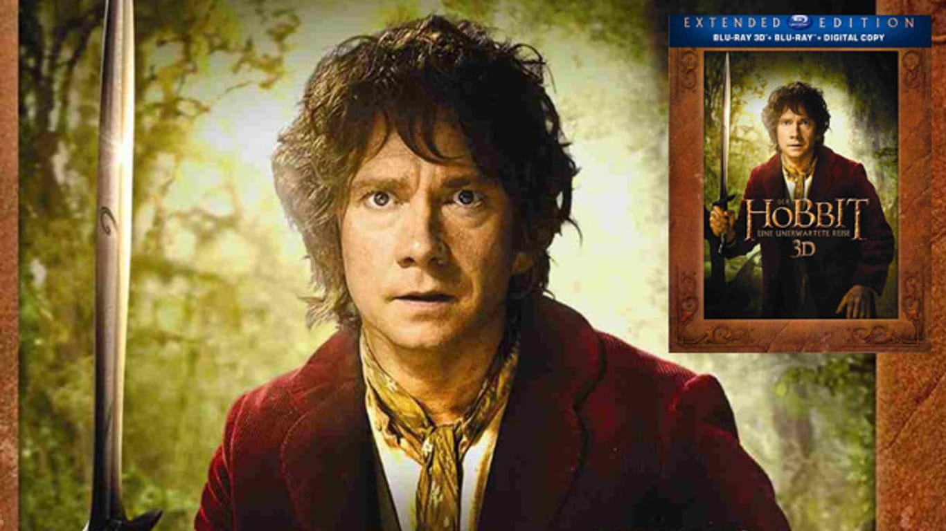 Die "Der Hobbit: Eine unerwartete Reise - Extended Edition" erscheint am 15. November auf Blu-ray 3D, Blu-ray und DVD.