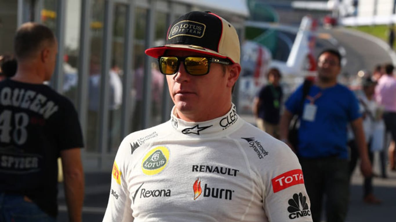 Kimi Räikkönen setzt den Lotus-Rennstall wegen ausstehender Zahlungen unter Druck.