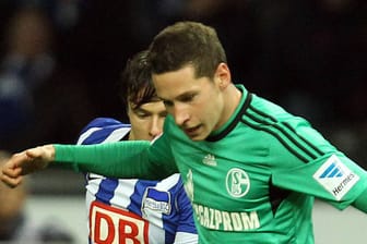 Dank Julian Draxler durften die Schalker am Ende jubeln. Der Mittelfeldspieler traf kurz vor Schlusspfiff zum 2:0.