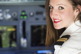 Weibliche Piloten sind selten