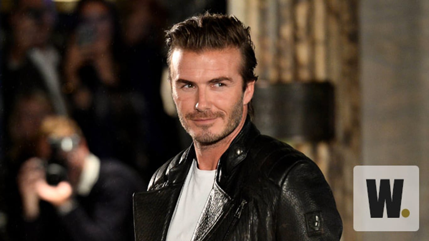 David Beckham ist eine Stilikone.