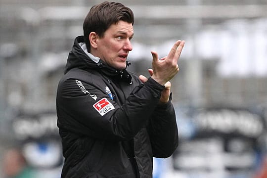 Stephan Schmidt, hier noch für den SC Paderborn an der Seitenlinie.