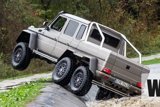 Der Mercedes G 63 AMG ist ein Gigant auf sechs Rädern.