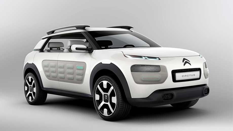 Auf der IAA 2013 zeigte Citroën eine Studie des kommenden Kompakt-SUV Cactus. Der Wagen dürfte Anfang 2014 seine Premiere feiern.