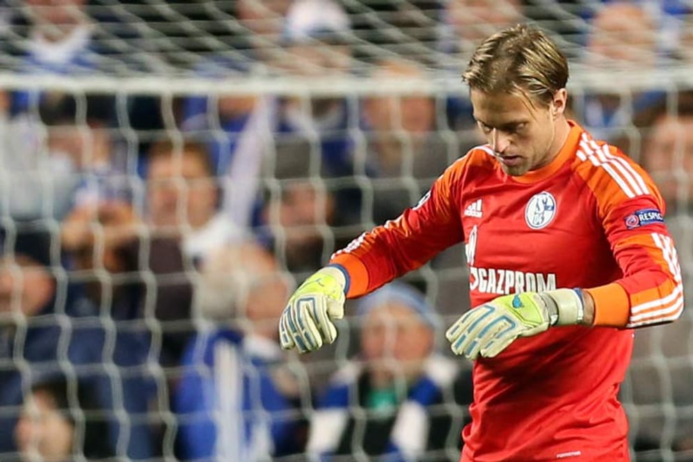 Schalke-Keeper Timo Hildebrand erlebte einen schwarzen Abend in London.