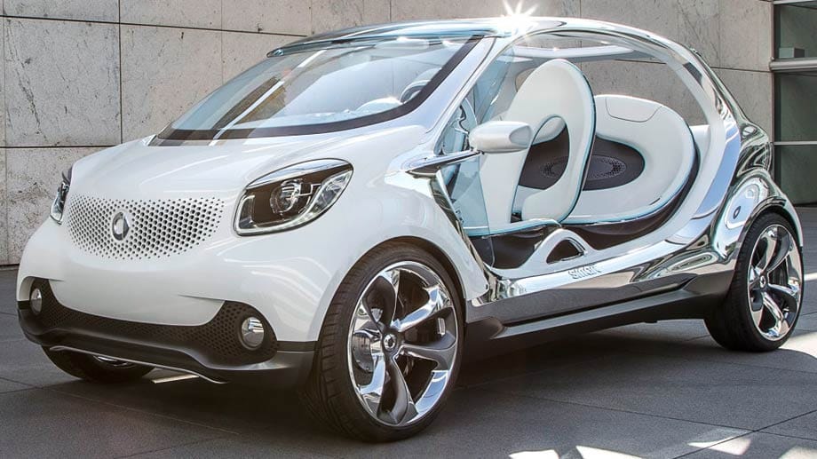 Im Herbst 2014 könnte Mercedes die nächste Generation des Smart auf den Markt bringen. Die Studie Fourjoy bot auf der IAA 2013 einen Ausblick auf das kommende Modell.