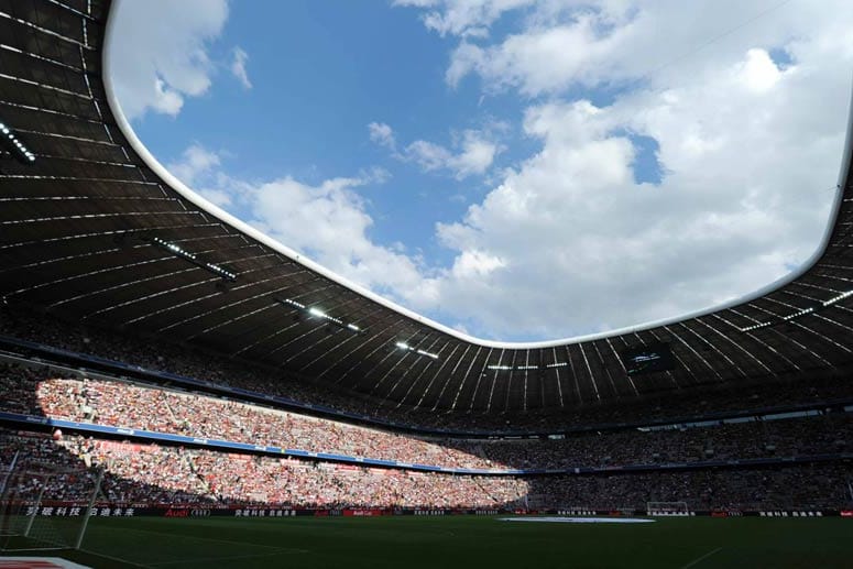 Die Allianz Arena wird die LTE-Technologie ausgebaut.