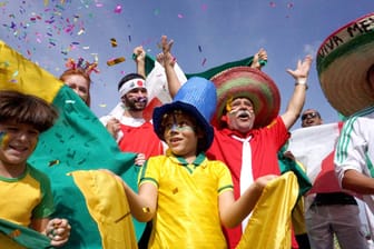 Bei der WM 2014 empfängt Brasilien wie hier beim diesjährigen Confed Cup Fußball-Fans aus aller Welt.