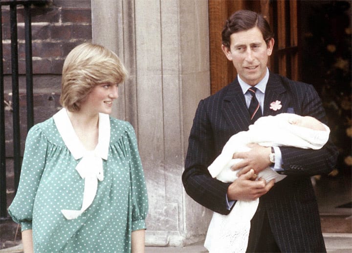 Prinzessin Diana und Prinz Charles bekamen zwei Söhne. Prinz William erblickte am 21. Juni 1982 das Licht der Welt, Prinz Harry am 15. September 1984.