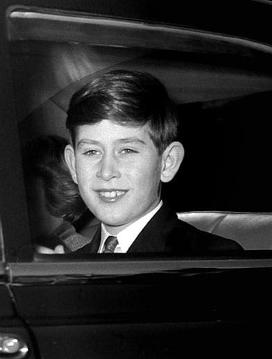 Prinz Charles hatte schon im zarten Alter von 12 Jahren sehr markante Gesichtszüge.