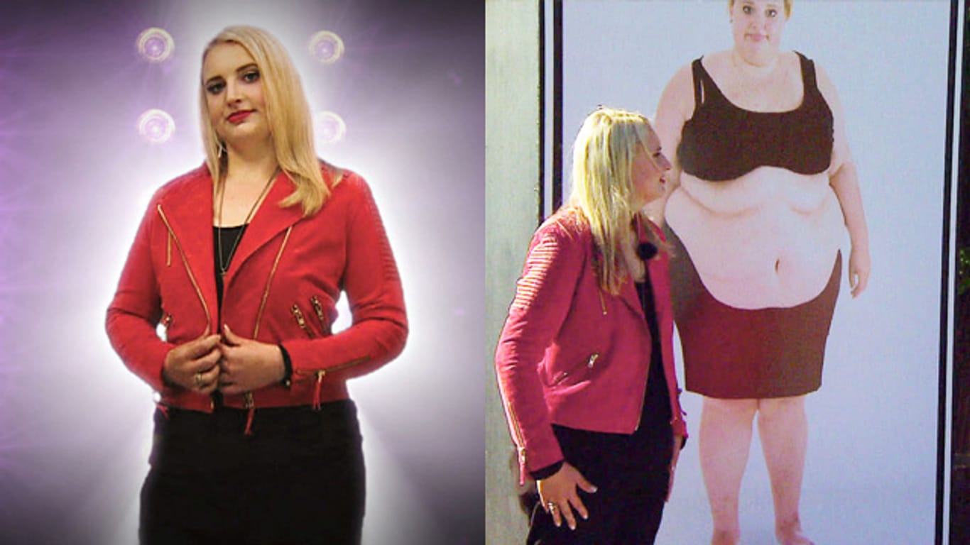 Kandidatin Nina (21) hat ihr Gewicht in der RTL2-Show "Extrem schwer" halbiert.