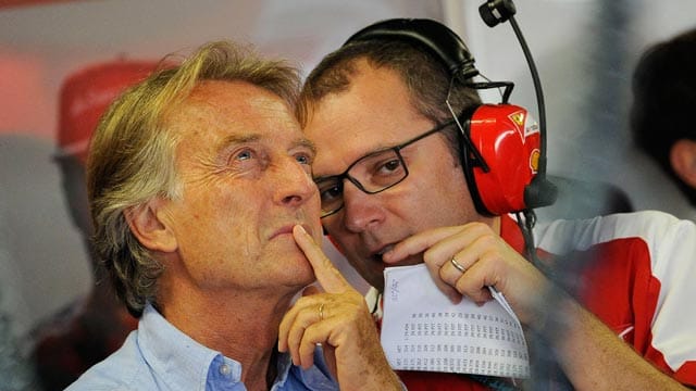 Ferrari-Boss Montezemolo (li.) und Teamchef Domenicali: Was führen sie im Schilde? Ferrari-Boss Montezemolo (li.) und Teamchef Domenicali: Was führen sie im Schilde?