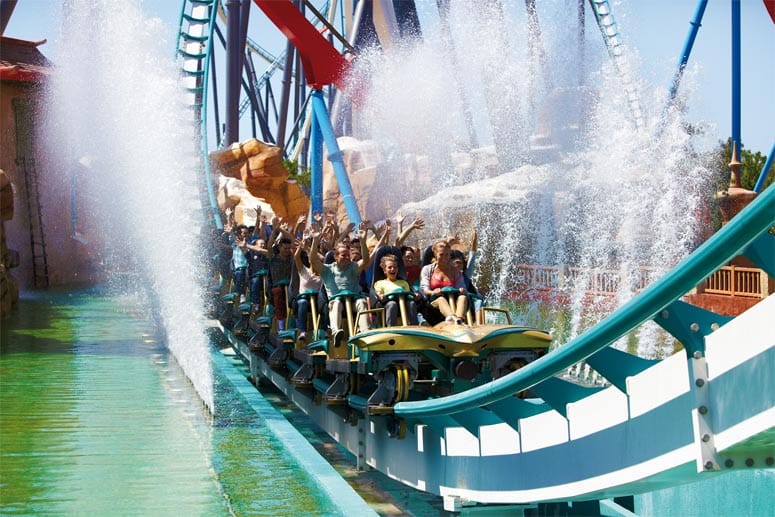 Die höchste Achterbahn: Shambhala im PortAventura Freizeitpark