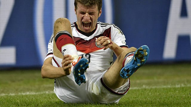 Thomas Müller und Co. mussten viele Fouls einstecken.