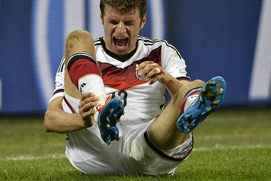 Thomas Müller und Co. mussten viele Fouls einstecken.