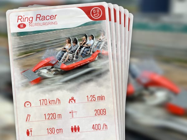 Achterbahnen: Mit über 170km/h ist der Ring Racer am Nürburgring die schnellste