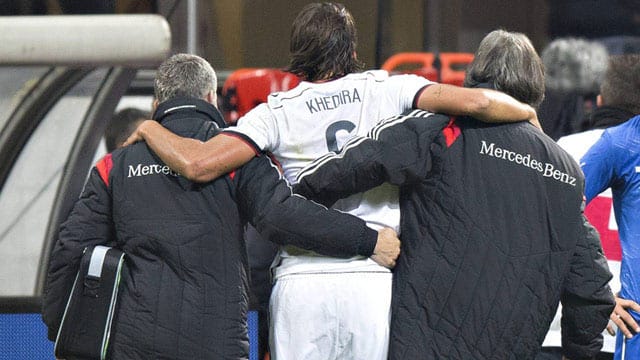 Der Ausfall von Sami Khedira bringt seinem Heimatverein Real Madrid eine Millionen-Entschädigung von der FIFA ein.