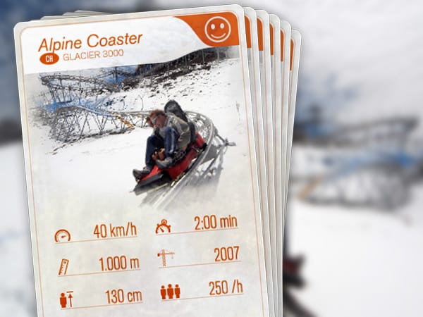 Eckdaten zum Alpine Coaster Glacier 3000 im Schweizer Gletschergebiet