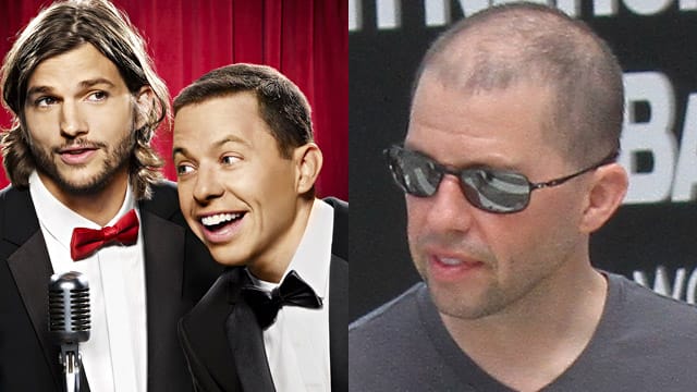 Jon Cryer muss sich für "Two and a Half Men" Haare aufmalen lassen.