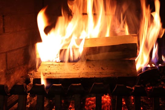 Achten Sie darauf, Ihren Kamin nur mit trockenem Holz zu befeuern