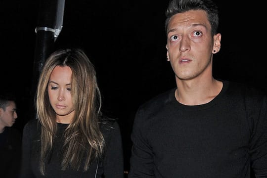 Mandy Capristo und Mesut Özil