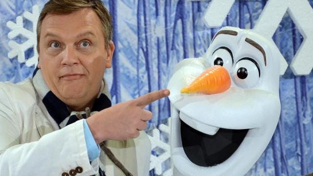 Hape Kerkeling spricht Olaf in "Die Eiskönigin".