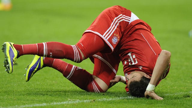 Mario Mandzukic wird dem FC Bayern in Moskau nicht helfen können.
