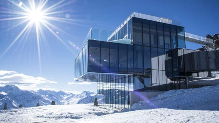 Das neue Gipfelrestaurant "Ice Q" am Gaislachkogel