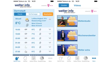 wetter.info überzeugt durch präzise Wettervorhersagen.