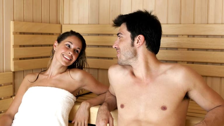 Flirt: Österreicher bandeln gerne in der Sauna an.