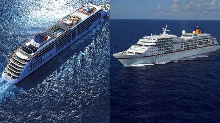 "MS Europa 2" und "MS Europa" im Vergleich
