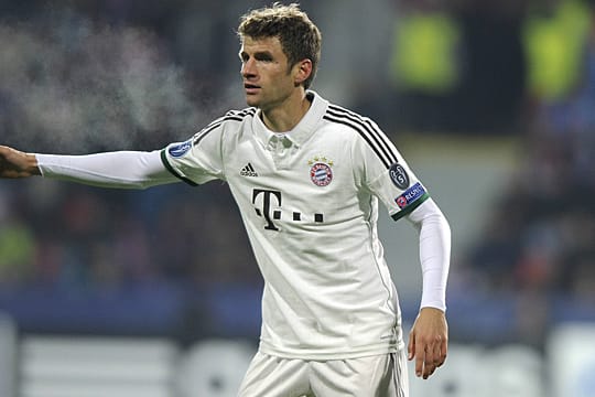 Thomas Müller leistete sich nach dem Spiel noch ein rhetorisches Dribbling.