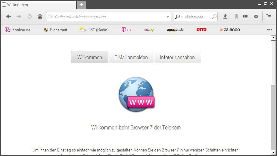Telekom Browser 7.0