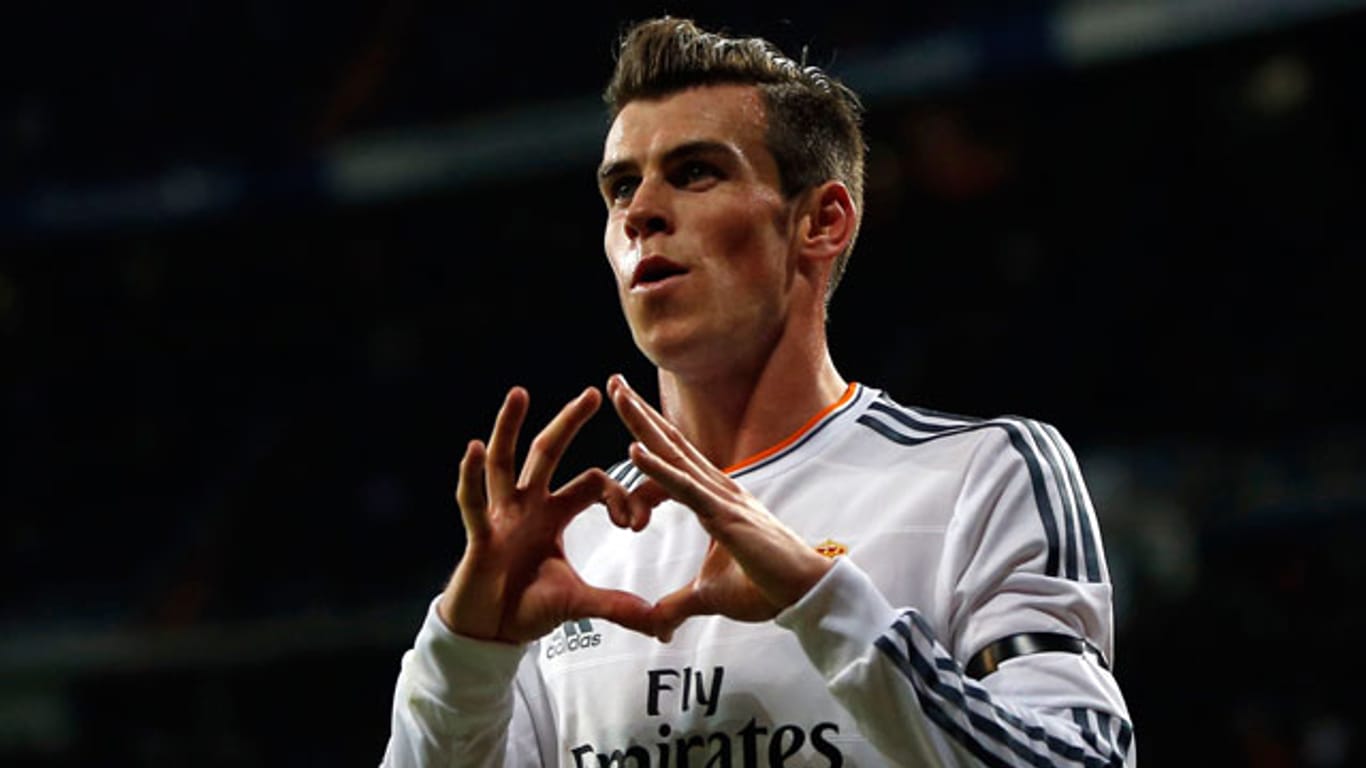 Gareth Bale schießt sich in die Herzen der Real-Fans.