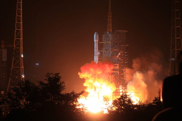 Der Start der chinesischen Mond-Mission verlief erfolgreich.